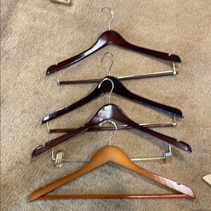 Set of 4 Wooden Hangers